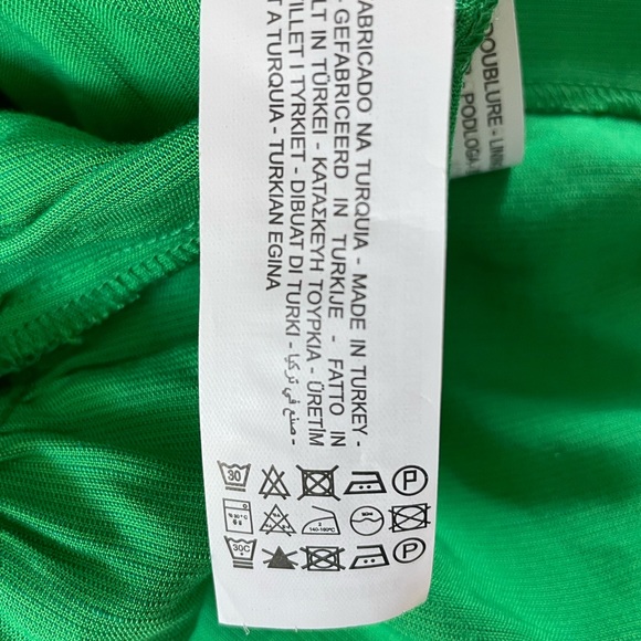 Green Zara midi dress, new with tags - Picture 4 of 4